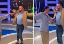 VIDEO: ტელევიზიის სტუდია დაინგრა – ნახეთ ანრი ჯოხაძის და სალომე ღვინიაშვილის ცეკვა