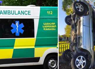 მანქანაში ქალი და მცირეწლოვანი ბავშვები ისხდნენ… – საშინელი ავარია ახლახანს მოხდა