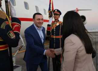 პრემიერ-მინისტრ ირაკლი ღარიბაშვილის ვიზიტი ეგვიპტის არაბთა რესპუბლიკაში დაიწყო