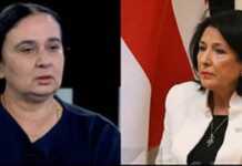 ნანა კაკაბაძე სალომე ზურაბიშვილს: „რუსულს რითი მიამსგავსეთ რეზიდენციის წინ ულამაზესი საახალწლო სოფელი გაუგებარია, მაგრამ თქვენი მსგავსება რუსის ნამესტნიკთან იდენტურია“