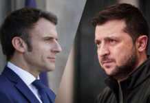 მაკრონმა ზელენსკის განუცხადა, რომ საფრანგეთი უკრაინას მსუბუქ ტანკებს მიაწვდის