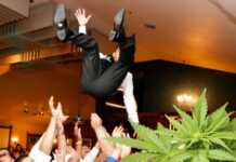 ოზურგეთში ჰაერში აგდებული სიძის დაჭერა დაავიწყდათ – თვითმხილველები მიზეზად ძლიერ მარიხუანას ასახელებენ