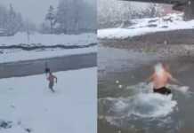 (ვიდეო) “გაყინულ წყალში ჩახტნენ… გაკაჟება მეგრულად…აბა, ჰეე, რეპეტე…”– მეგრელების ვიდეომ დილიდან ინტერნეტი ააფეთქა