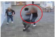 მოსწავლემ მასწავლებელი სასტიკად სცემა იმის გამო, რომ ვიდეო თამაში ჩამოართვა – სათვალთვალო კამერის ჩანაწერი