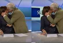 მოხუცმა ბაბუმ ცდუნებას ვეღარ გაუძლო და ახალგაზრდა წამყავს პირდაპირ ტუჩებში ეძგერა – პირდაპირ ეთერში დაუჯერებელი რამ მოხდა