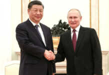 ჩინეთი და რუსეთი მსგავს მიზნებს იზიარებენ – სი ძინპინი პუტინთან შეხვედრისას