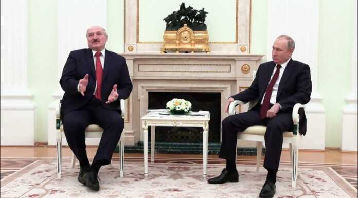კრემლში რუსეთისა და ბელარუსის პრეზიდენტების შეხვედრა გაიმართა