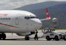 რუსული მედია – პირველი ქართული თვითმფრინავი მოსკოვში დაეშვა