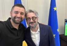 ნიკა გვარამია კიევში დავით არახამიას შეხვდა