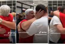 ? ცოლ-ქმრის პირველი შეხვედრა 5-წლიანი განშორების შემდეგ – ვიდეო, რომელსაც ცრემლების გარეშე ვერ უყურებთ