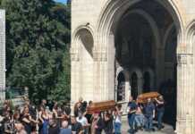 გიორგი დუდაშვილის მეუღლე და სამი მცირეწლოვანი შვილი დაკრძალეს (უმძიმესი ფოტოები)