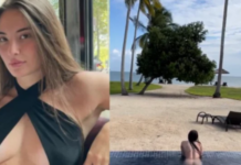 პრაიმჰაუსის ყოფილი მონაწილე აუზში სულ შიშველი ნებივრობს –