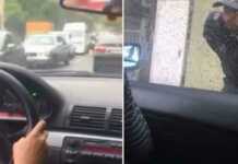 (ვიდეო) შენ ამრიო – საჭესთან პირველად დასვეს და პირდაპირ პოლიციას დაეჯახა