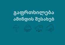 როგორ ამინდს პროგნოზირებენ სინოპტიკოსები უახლოეს დღეებში?