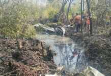 თვითმფრინავის ჩამოვარდნის შედეგად, სავარაუდოდ, 7 ტურისტი და 2 პილოტი დაიღუპა